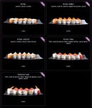 Menu Enjoy Sushi - Les salmons/tunas rolls