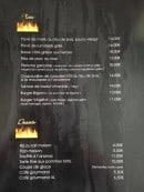 Carte et menu de Le Brasero à Pelissanne — Les plats et desserts