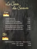 Carte et menu de Le Brasero à Pelissanne — Les entrées et menu enfant