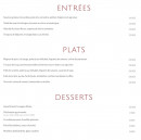 Menu Royal Provence - Les entrées, plats et desserts