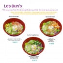 Menu Frenchy Sushi - Les bun's