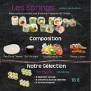 Menu Frenchy Sushi - Les springs 