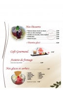 Menu Mama Corsica - Les desserts et les glaces