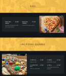 Menu Au Comptoir de Malia - Les pizzas sucrées et menus kids