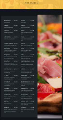 Menu Au Comptoir de Malia - Les pizzas