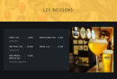 Menu Au Comptoir de Malia - Les boissons