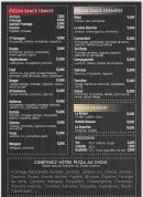 Menu La giéroise - Les pizzas