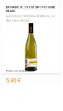 Menu La Part des anges - Les vins du Sud Ouest