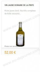 Menu La Part des anges - Le vin Bordeaux