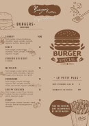 Menu Le Petit Georges - Les burgers suite