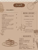 Menu Le Petit Georges - Les salades, desserts et menu enfant