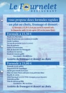 Carte et menu de Le Fournelet à Stes Maries de la Mer — Les formules