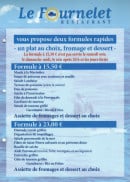 Carte et menu de Le Fournelet à Stes Maries de la Mer — Les formules suite
