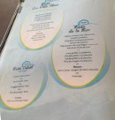 Carte et menu de Les Flots Bleus à Stes Maries de la Mer — Les menus de la mer, menus enfants et flots bleu
