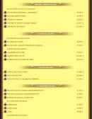 Menu Les Pins - Les viandes, poissons...