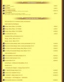 Menu Les Pins - Les petits déjeuner et vins 