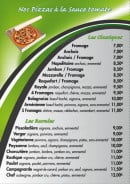 Menu Pizza Chrono "Chez Christophe" - Les pizzas Classiques et rurales