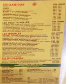 Menu Pizza Chrono - Les pizzas