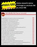 Carte et menu de Pizza La Napolitaine à Martigues — Les pizzas suite