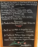 Carte et menu de Le Goûthé de Maussane à Maussanne les Alpilles — L'ardoise