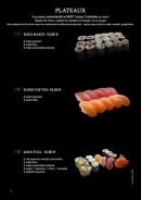 Menu Sushi Kohi - Les plateaux