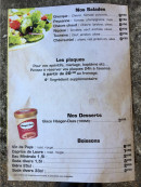 Menu Pizza de Laure - Les salades, plaques, ...