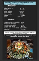 Carte et menu de Coté Mer Coquillages à La Ciotat — Les plateaux composer