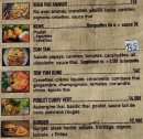 Menu La paillote thaïlandaise - Les plats suite