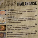 Menu La paillote thaïlandaise - Les plats