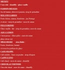 Menu Le Continental - Les cocktails sans alcools suite 