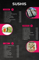Menu Rubis Sushi - California, spring rolls et maki