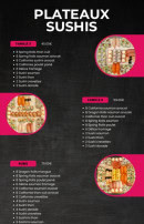Menu Rubis Sushi - Les plateaux sushis page  3