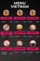 Menu Rubis Sushi - Les nems, banh bao et ha cao,...