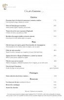 Carte et menu de Château de Fonscolombe à Le Puy Sainte Reparade — Entrées, plats, fromages...