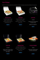 Menu Enjoy Sushi - Les box mex et plateaux