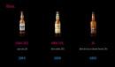 Menu Enjoy Sushi - Les boissons, bières