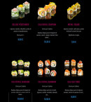 Menu Enjoy Sushi - Les créations suite