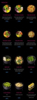 Menu Enjoy Sushi - Les healthy food