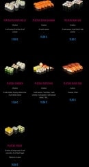 Menu Enjoy Sushi - Les box mex et plateaux