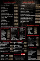 Menu Master grill - Les menus sandwichs, menus assiettes et suppléments,...