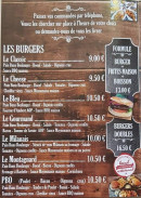 Menu Notre cuisine à nous - Les burgers