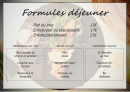 Menu Karine - Les formules