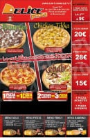 Menu Delice pizza - cartes et menus délice pizza caen