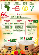 Menu Escale Food - Les menus