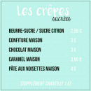 Menu Joufflu 1er - Les crêpes