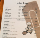 Menu Ju'ste Chez Moi - Les crêpes