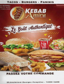 Menu Kebab Amira - Carte et menu Kebab Amira Caen
