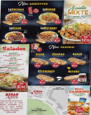 Menu Kebab Amira - Les assiettes, salades et menu enfant
