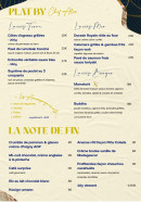 Menu L'Accès Soir - Les plats et desserts