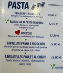 Carte et menu de La Buona Tavola à Caen — Les pates